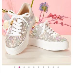 Betsey Johnson Sidny Rhinestone sneakers
